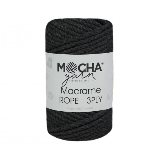 MACRAME ROPE:3PLY:250GRM~40MTR (MOCHA/ROPE)
