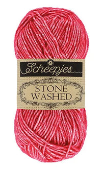 Scheepjes Stone Washed Cotton/Acrylic Yarn — 50 g × 5 (SCHE/STONE WASH)