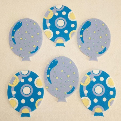FELT APPLIQUE IRON FIX:6PC (DK-FELT/IRON)