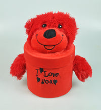 Decorated Gift Box, 12 cm Diameter × 11 cm High (ZBX-101)