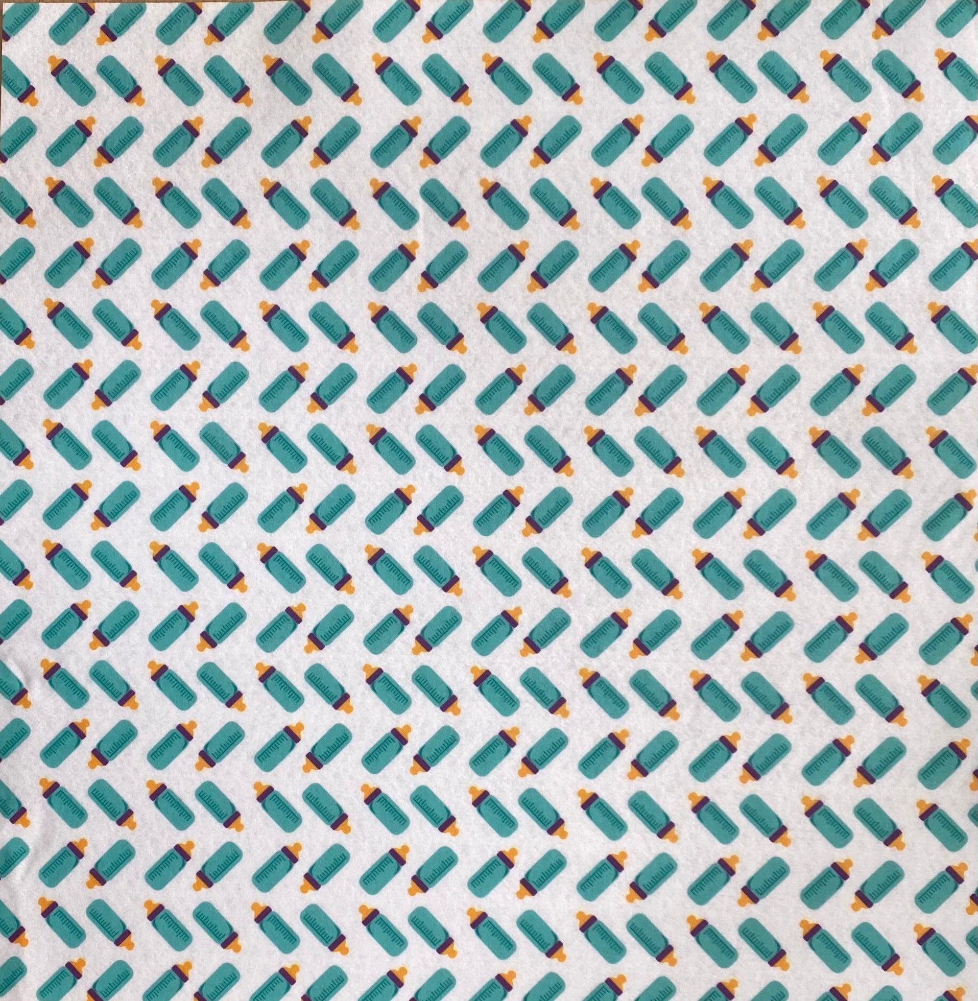 PRINTED FELT FABRIC:50CMx50CM (DK-P/FELT)