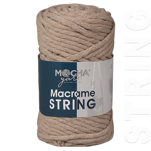 MACRAME STRING:250GRM~50MTR (MOCHA/STRING)