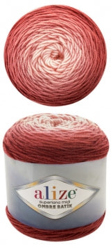 ACY/PL.YARN:2BLx300GR (600grm) (ALIZE/SUP.MIDI OMBRE)