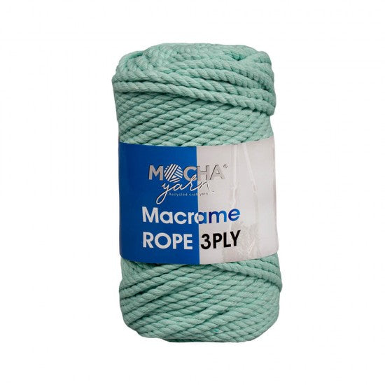 MACRAME ROPE:3PLY:250GRM~40MTR (MOCHA/ROPE)