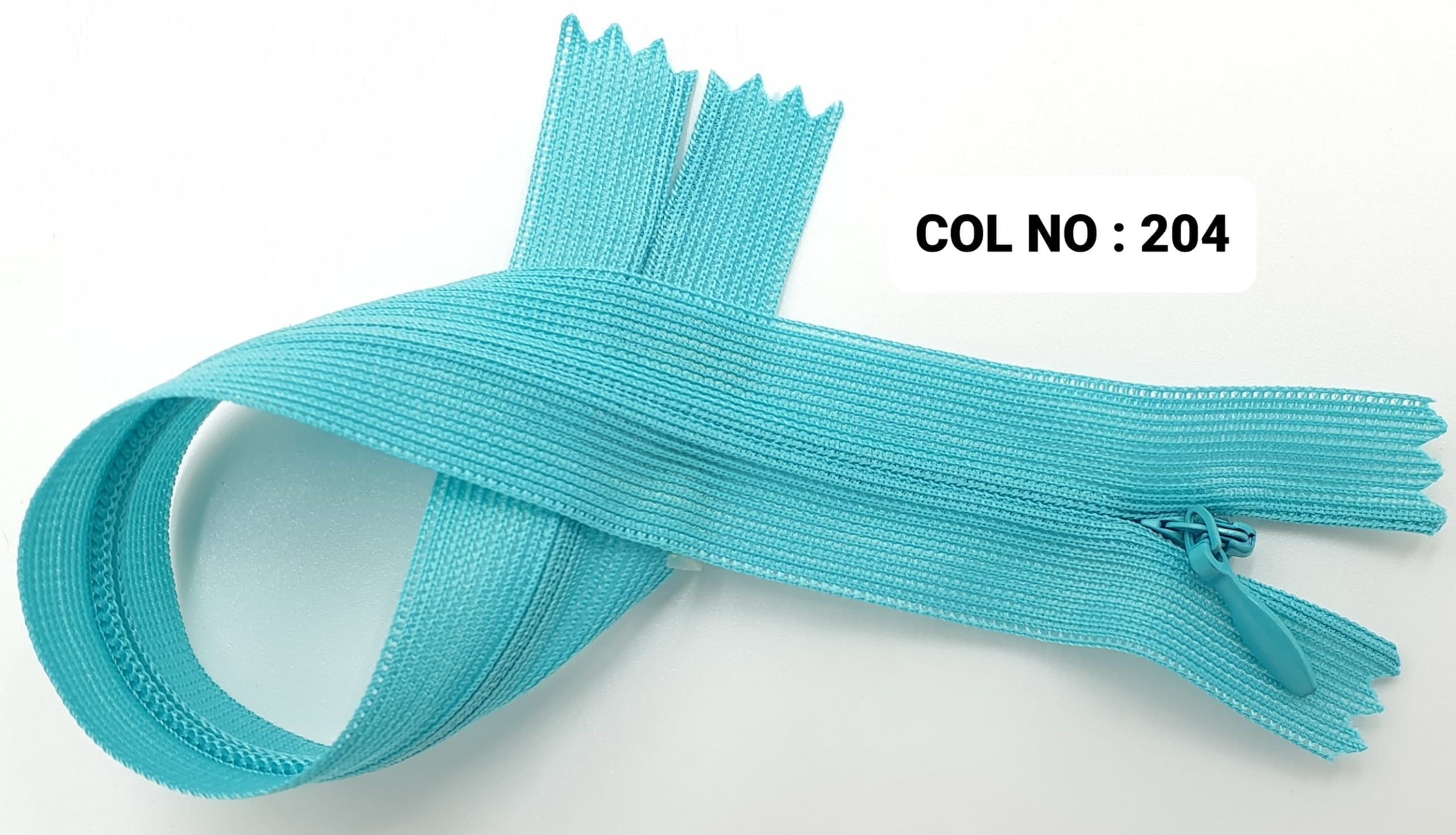 INVISIBLE ZIPPER:50PC/PKT (220321/8)
