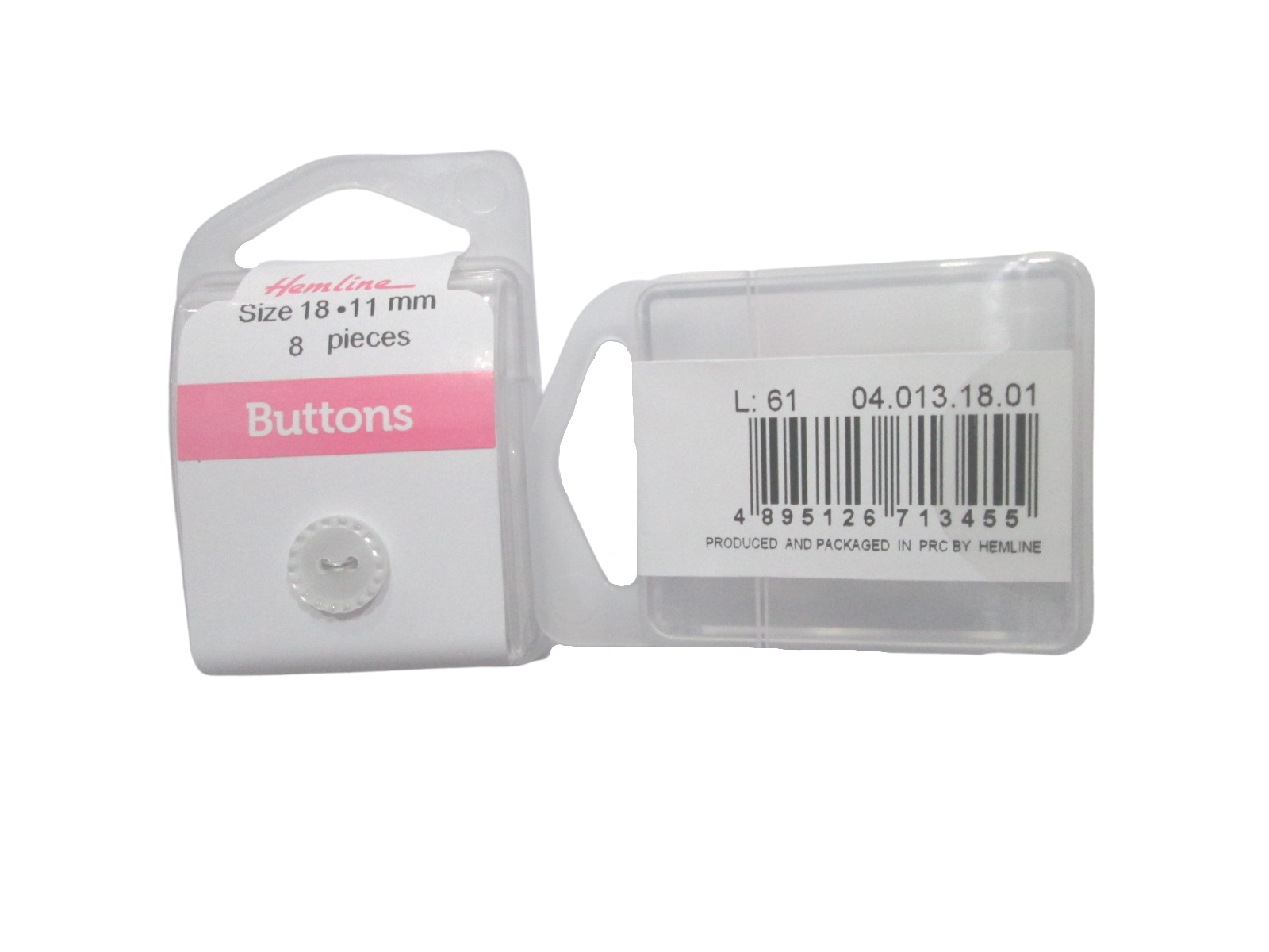 STITCH BUTTON:3CRD(8PC) (BOX/04.013.18.01)
