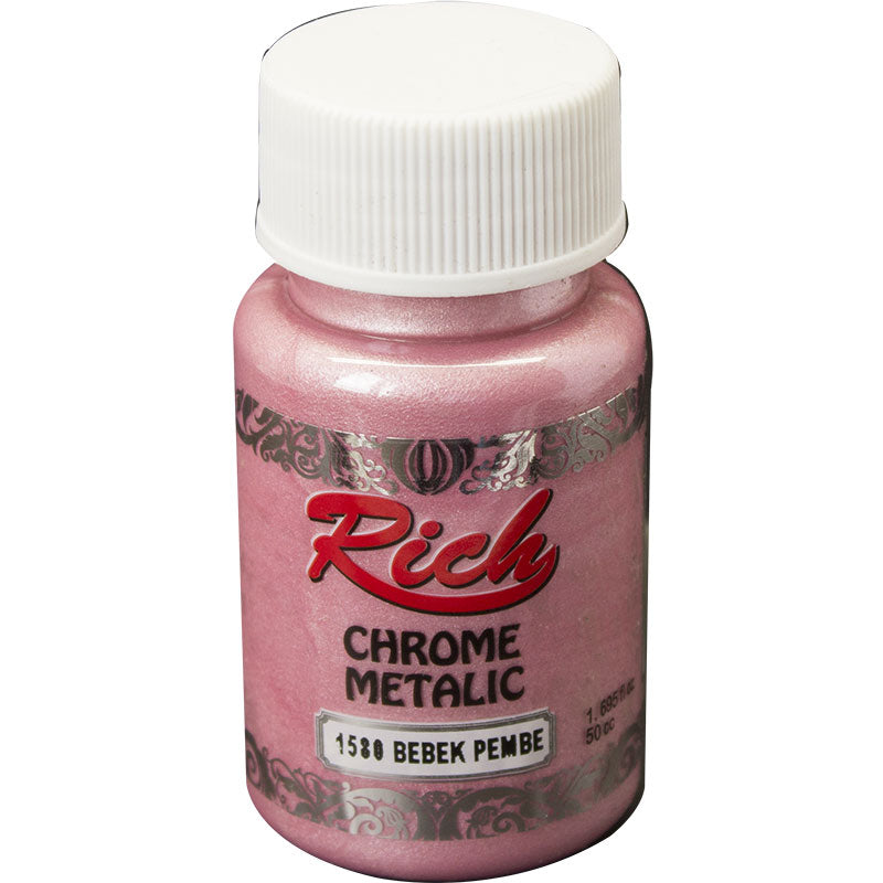 METALIC PAINTS:50CC (CHROME METALIC-50CC)