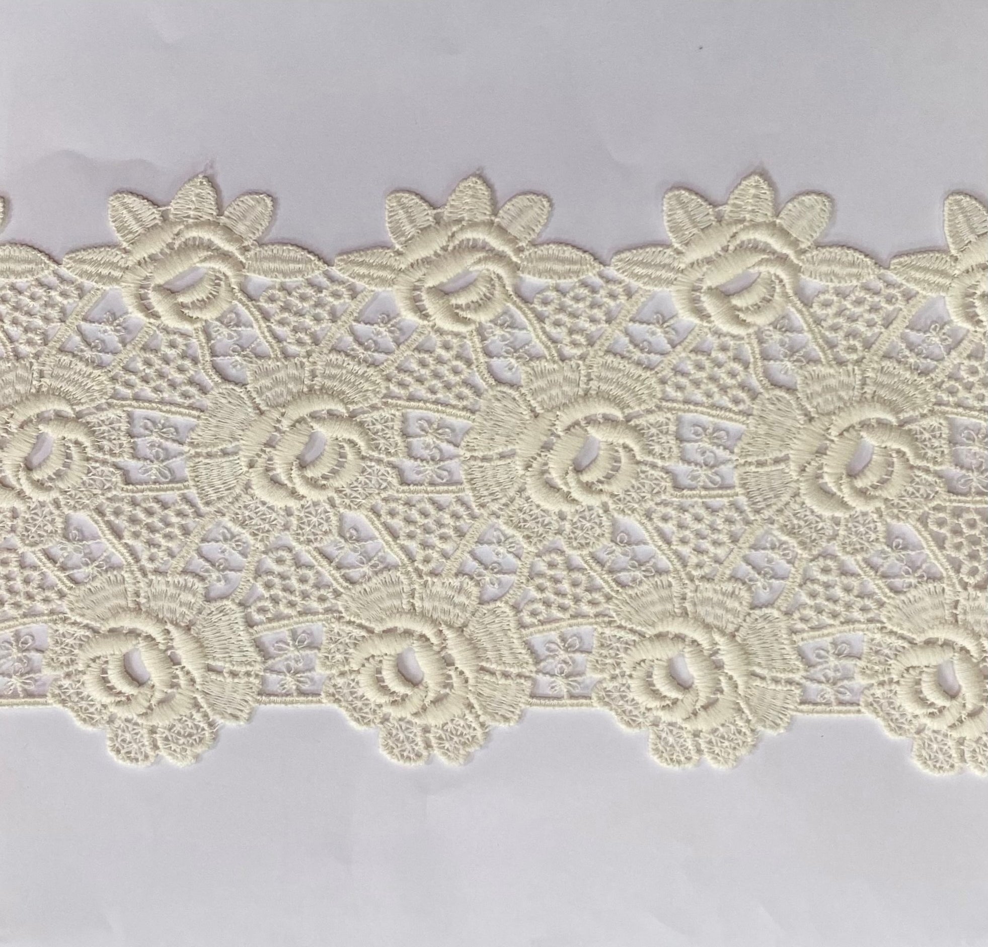 CHEM-CUT LACE W/TEXT.YARN:15Y (TX57-1099)