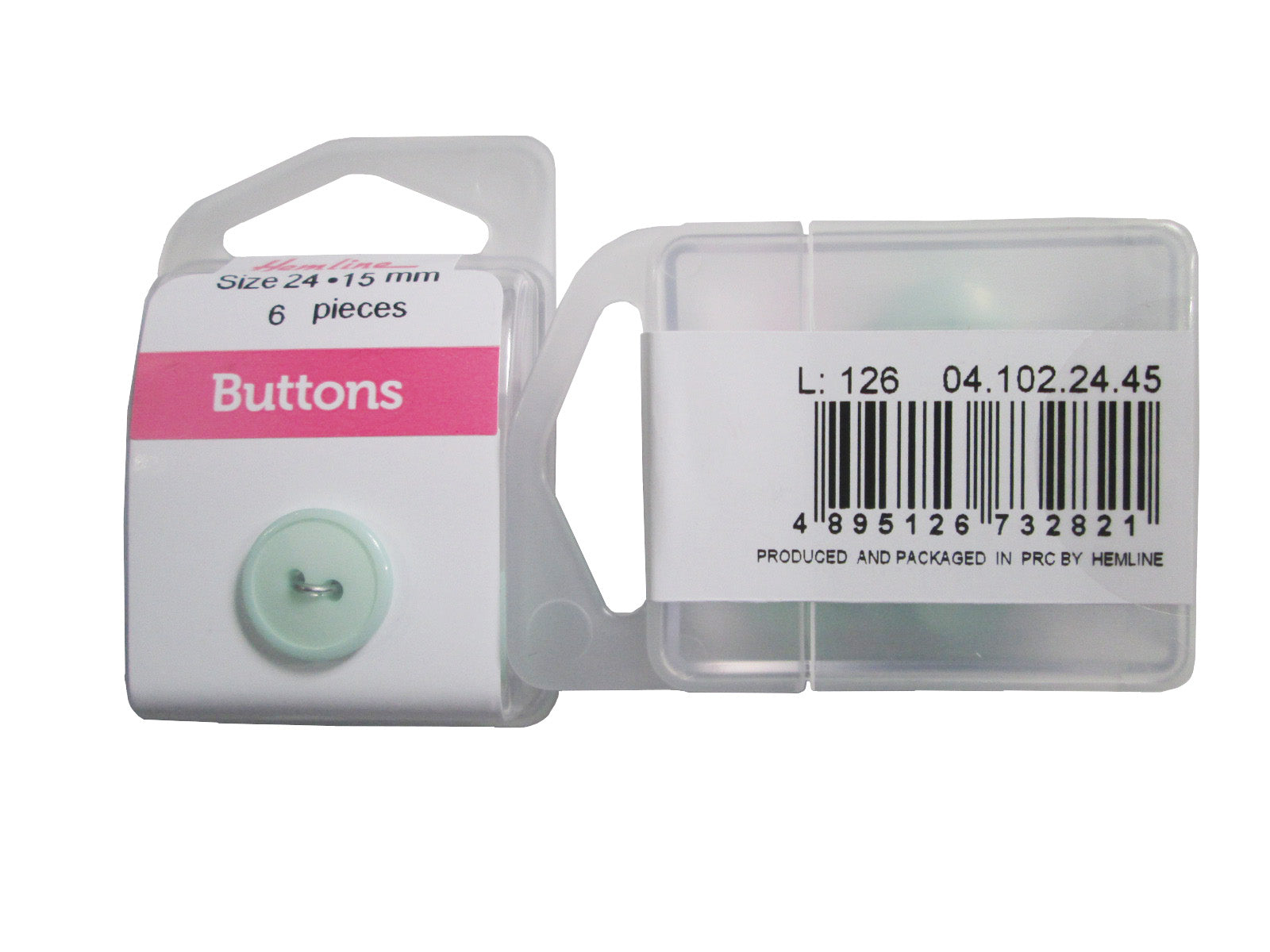 NYL.RD.BUTTON:3CRD*6PC (BOX/04.102.24.45)
