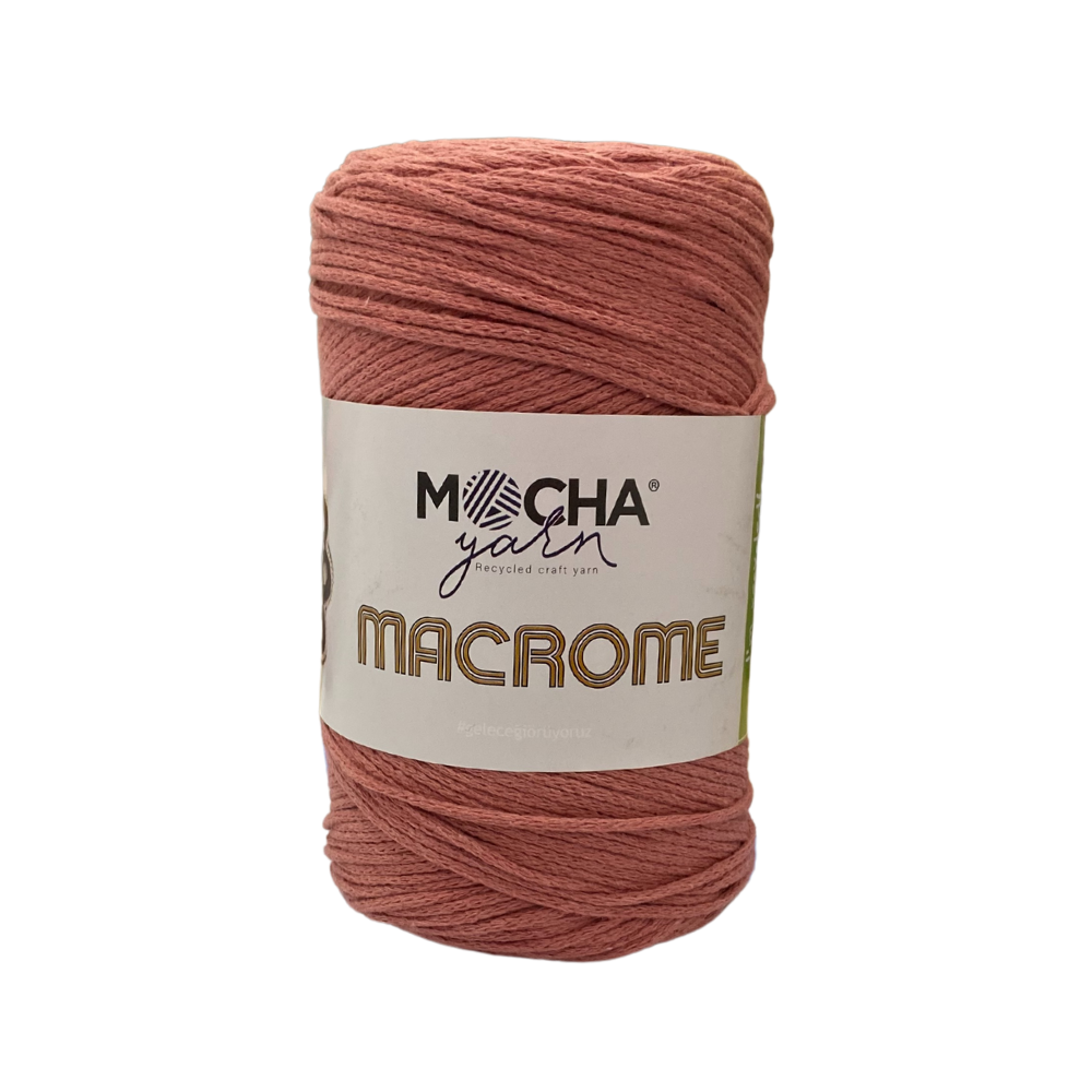 COT/POL YARN:250GR (180MTR) (MOCHA/MACROME)
