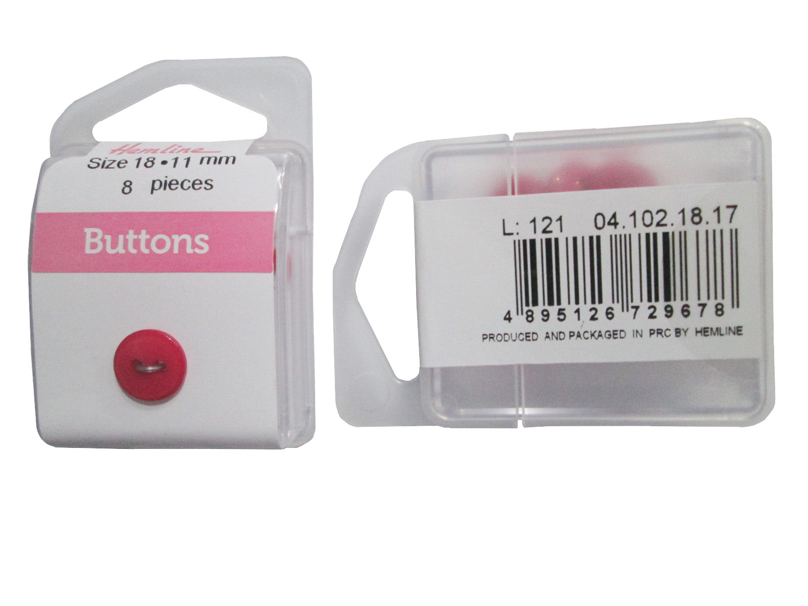 NYL.RD.BUTTON:3CRD*8PC (BOX/04.102.18.17)