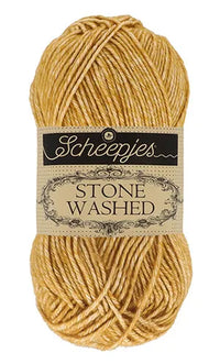 Scheepjes Stone Washed Cotton/Acrylic Yarn — 50 g × 5 (SCHE/STONE WASH)