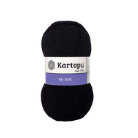 Aksoft Acrylic Yarn – 100 g × 5 Balls (KARTOPU/AKSOFT)