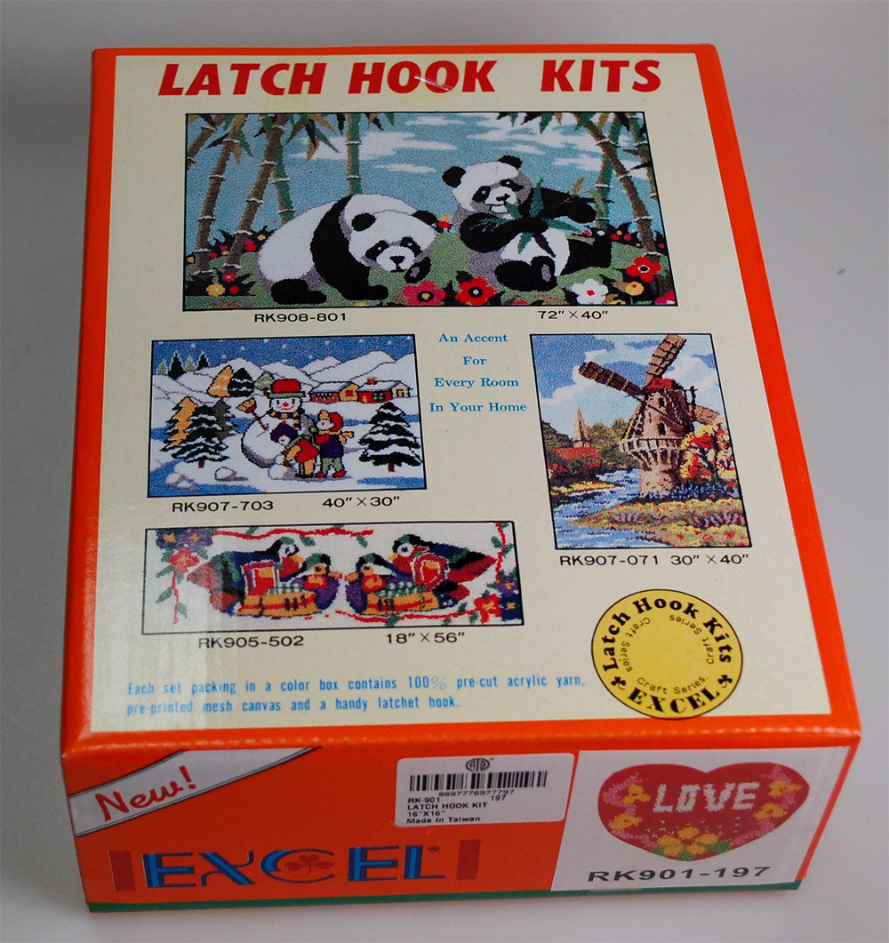 LATCH HOOK KIT"EXCEL" (RK901)