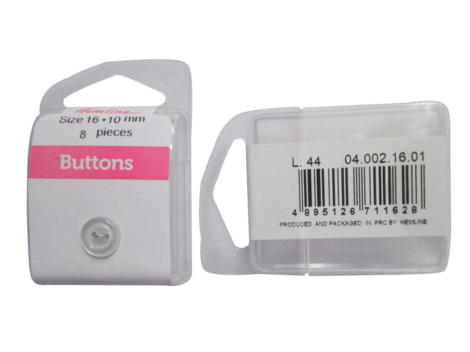 BACKER BUTTON#16(3CRD)8PC/CRD (BOX/04.002.16.01)