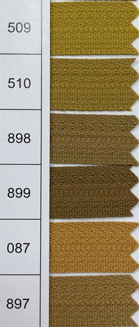 YKK Invisible Zippers – Pack of 10 (CHC-36/50CM-10PC)