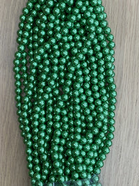 Plastic Round Beads – 10 mm, 30 in strand (KM/10MM-PX30)