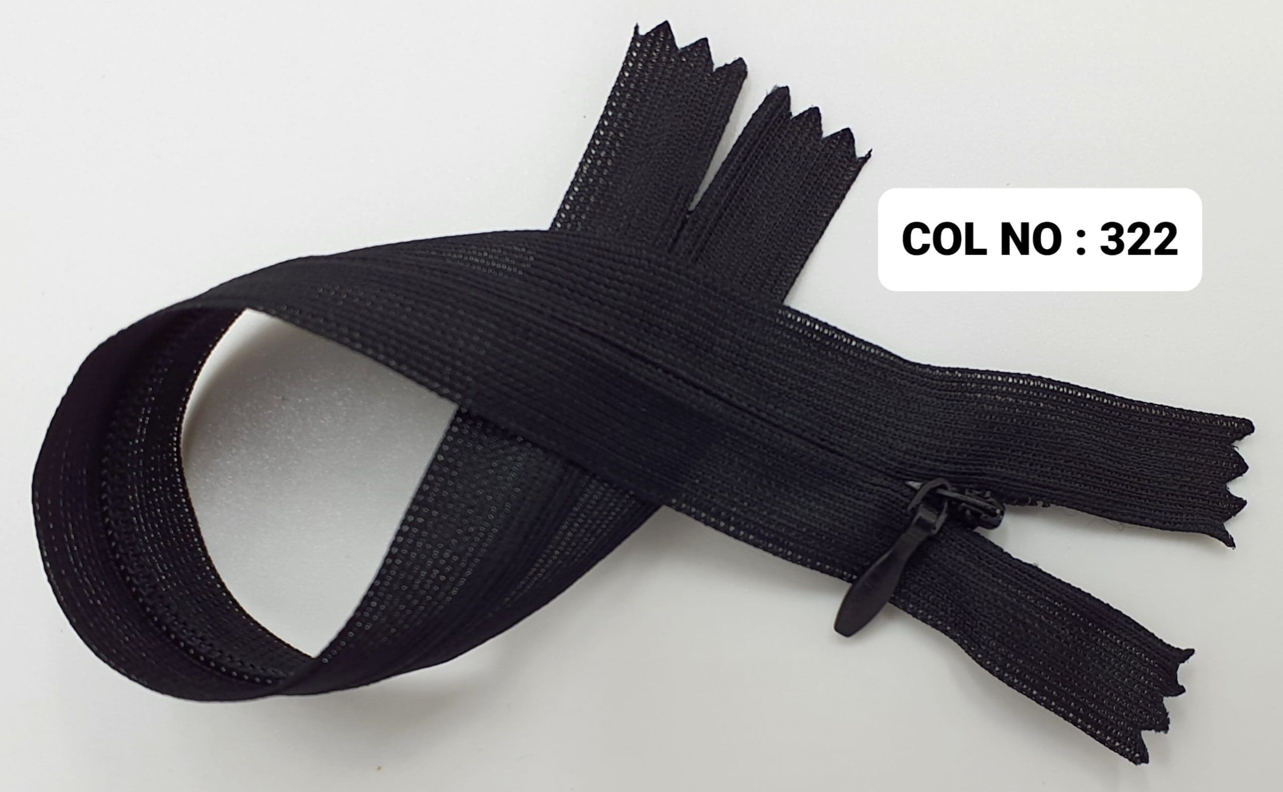 INVISIBLE ZIPPER:50PC/PKT (220321/8)