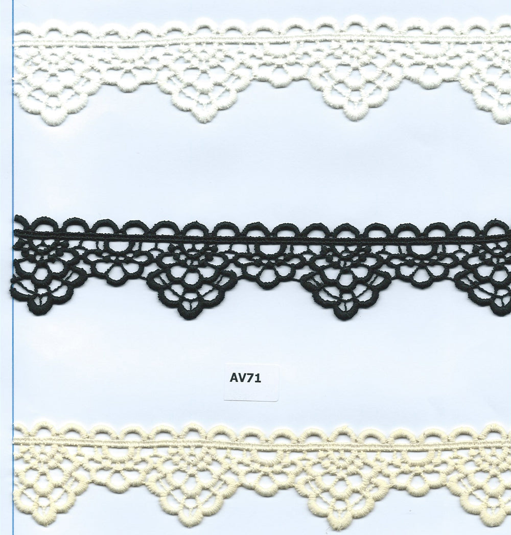 CHEM-CUT LACE W/TEXT.YARN:15Y (TX57-1088)