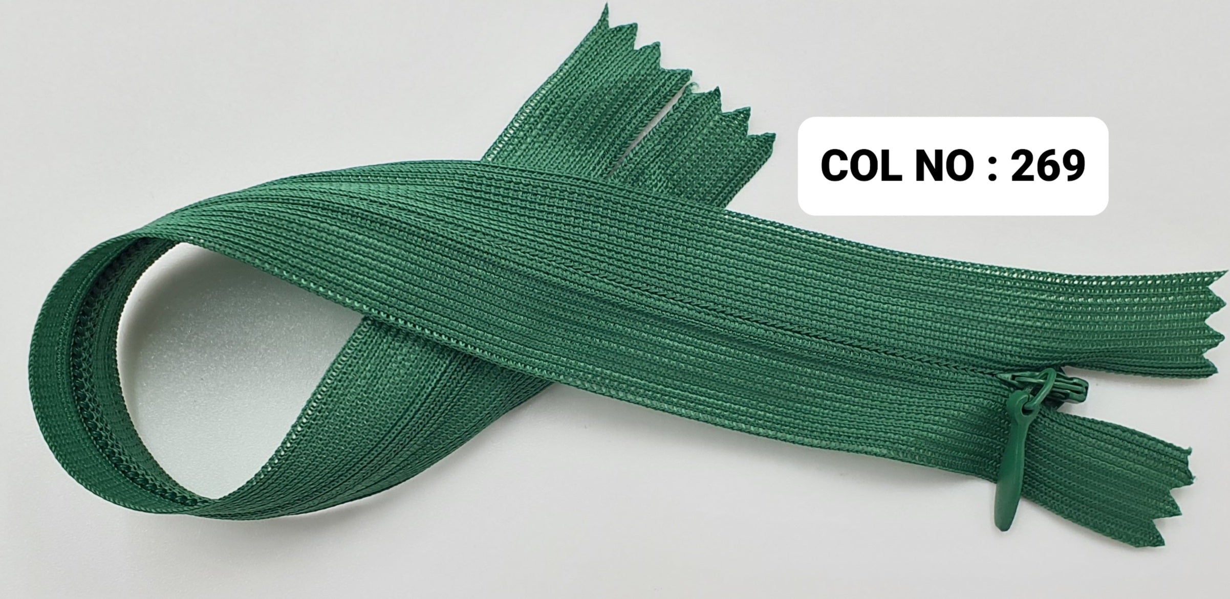 INVISIBLE ZIPPER:50PC/PKT (220321/8)