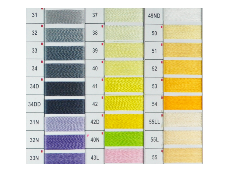 VISC.RAY.EMB THREAD:10PC (MAB-RJ)