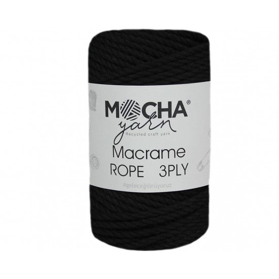 MACRAME ROPE:3PLY:250GRM~40MTR (MOCHA/ROPE)