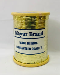 Mayur Metallic Yarn — 0.252 mm, 10 × 10000 m (MAYU/YARN-JARI)