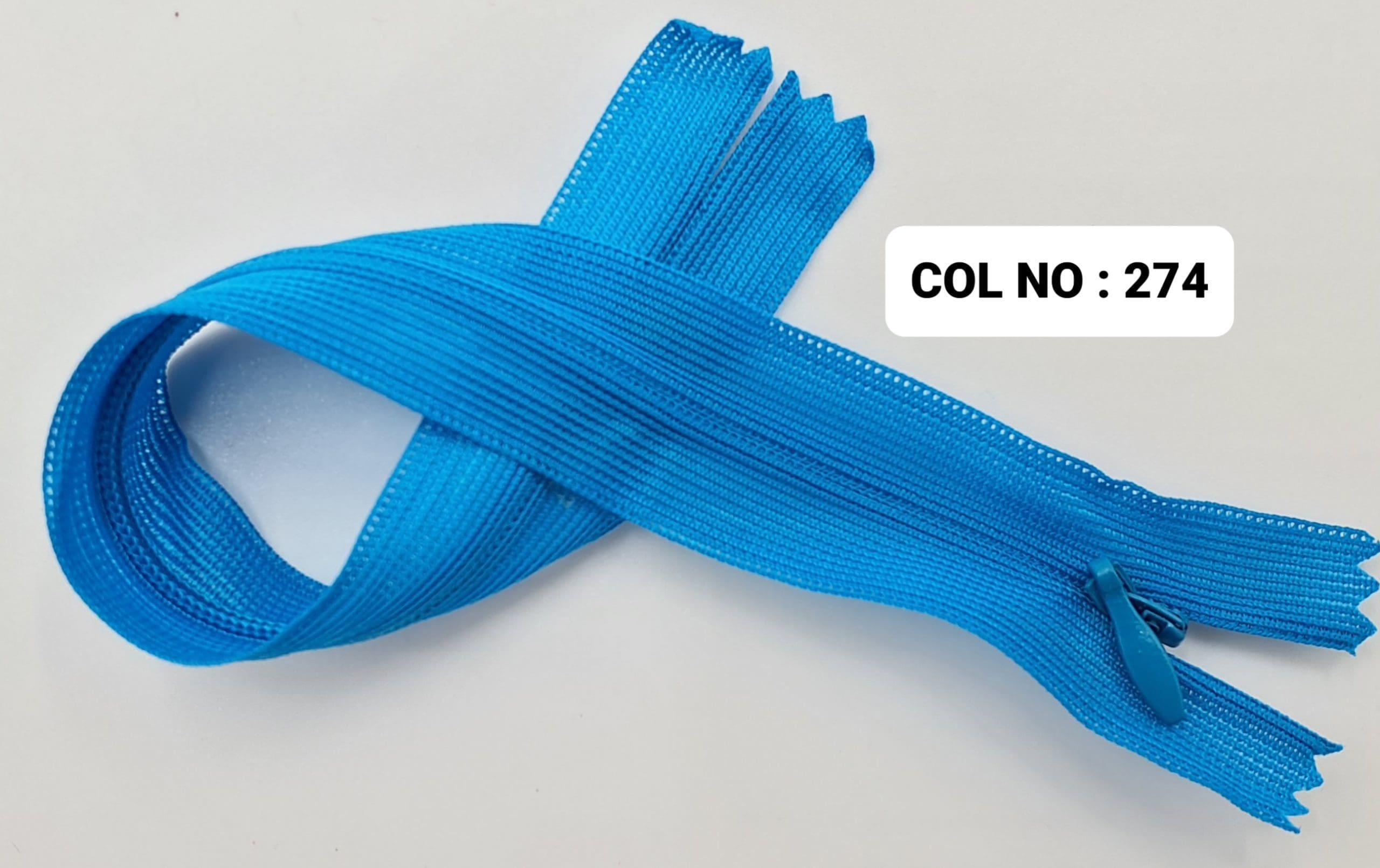 INVISIBLE ZIPPER:50PC/PKT (220321/8)