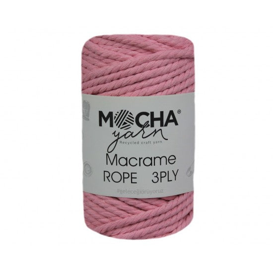 MACRAME ROPE:3PLY:250GRM~40MTR (MOCHA/ROPE)