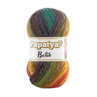 Papatya Batik Acrylic Yarn – 100 g – Pack of 5 (PAPATYA/BATIK)
