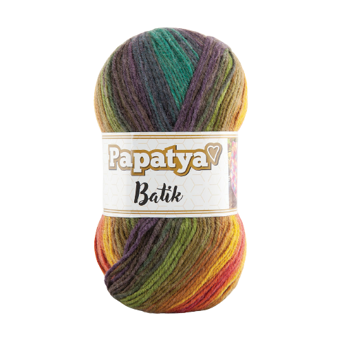 ACR.YARN:5BLx100GM (PAPATYA/BATIK)