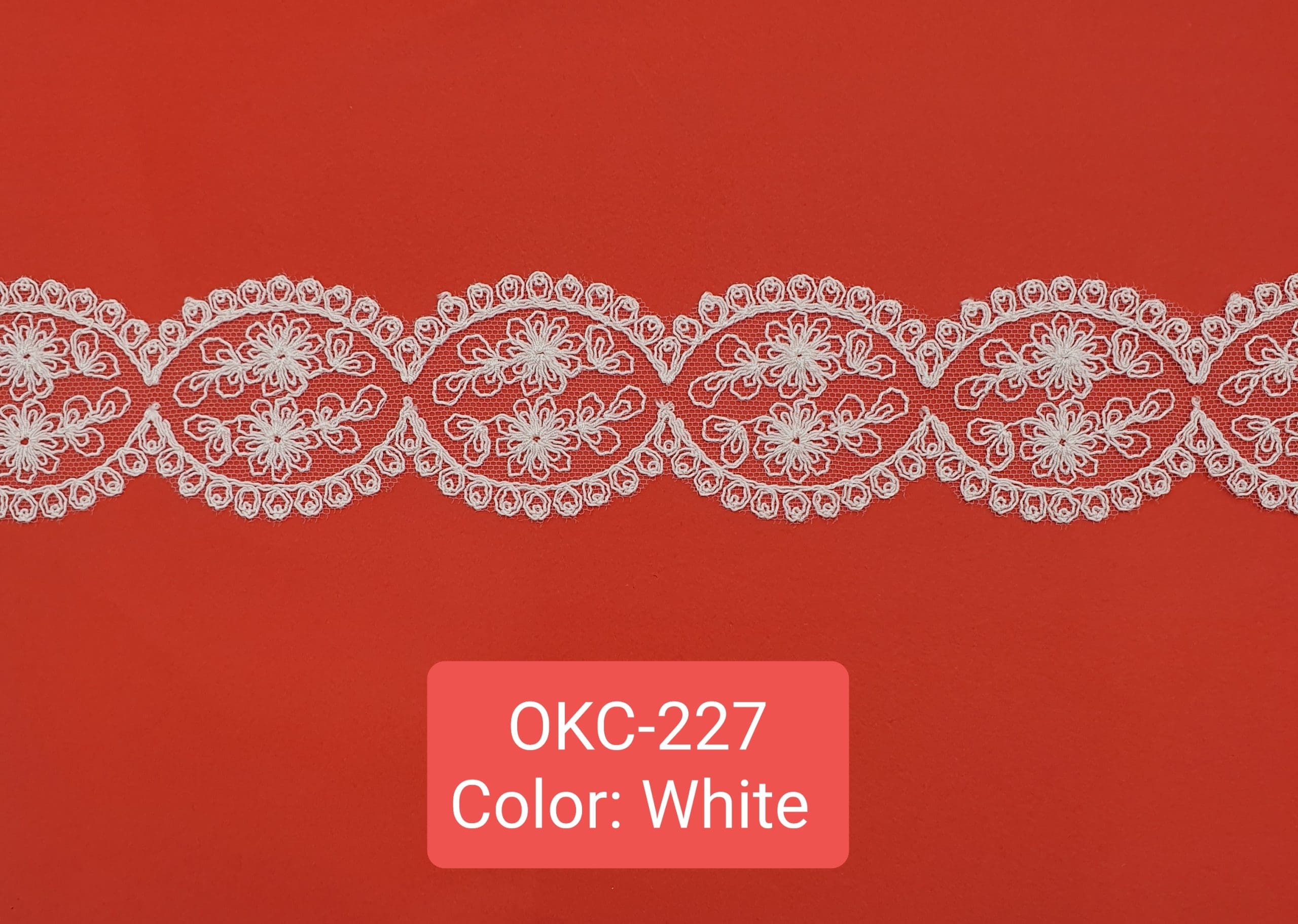 TULLE EMB.LACE (OKC-227)
