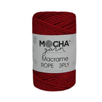 3-Ply Macrame Rope – 250g, Approx. 40m (MOCHA/ROPE)