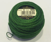 DMC Pearl Cotton No. 8 — 10 Pieces (116/8)