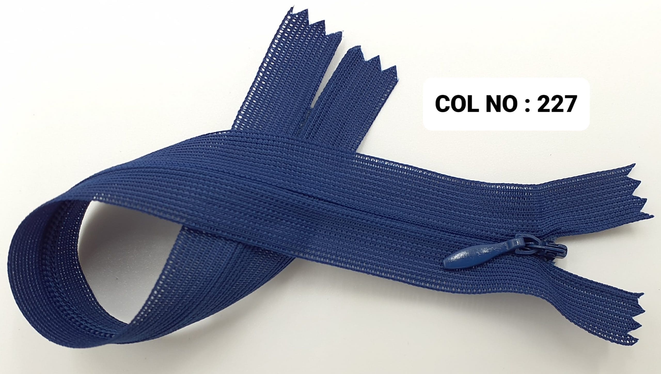 INVISIBLE ZIPPER:50PC/PKT (220321/8)