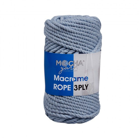MACRAME ROPE:3PLY:250GRM~40MTR (MOCHA/ROPE)