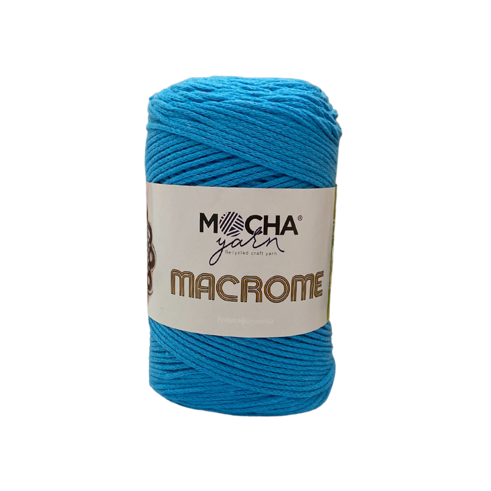 COT/POL YARN:250GR (180MTR) (MOCHA/MACROME)