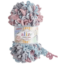 Alize Puffy Fine Color Loop Yarn – 5 x 100g (500GM) (ALIZE/PUFFY FINE-C)