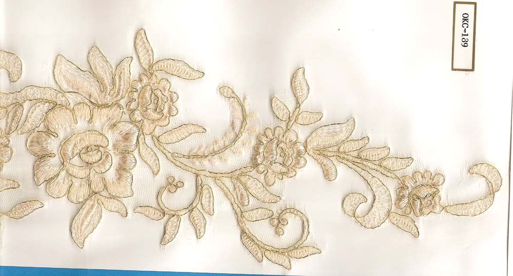 TULLE EMB.MOTIF (OKC-189)