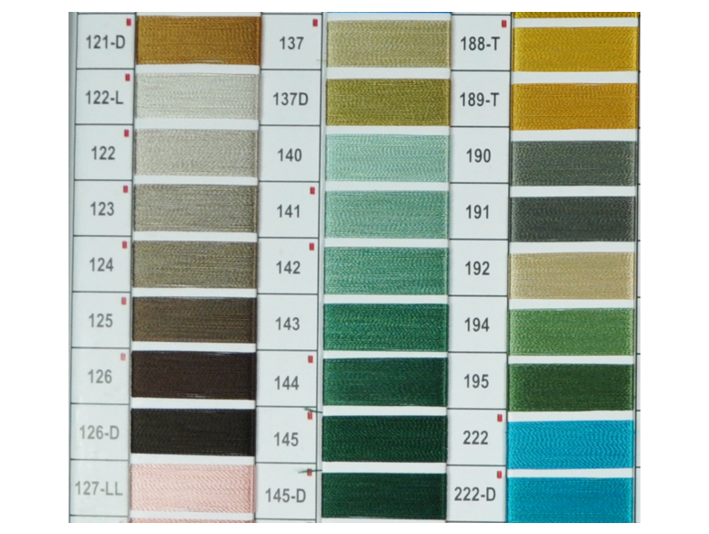 VISC.RAY.EMB THREAD:10PC (MAB-RJ)