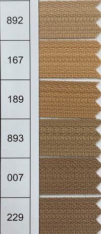 YKK Invisible Zippers – Pack of 10 (CHC-36/50CM-10PC)