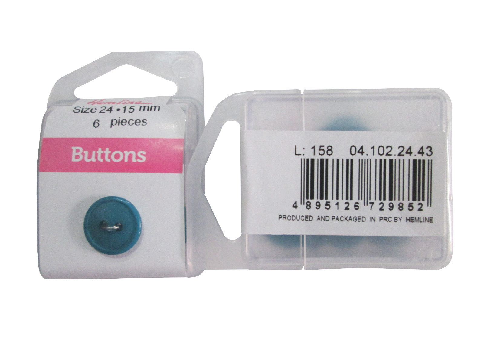 NYL.RD.BUTTON:3CRD*6PC (BOX/04.102.24.43)