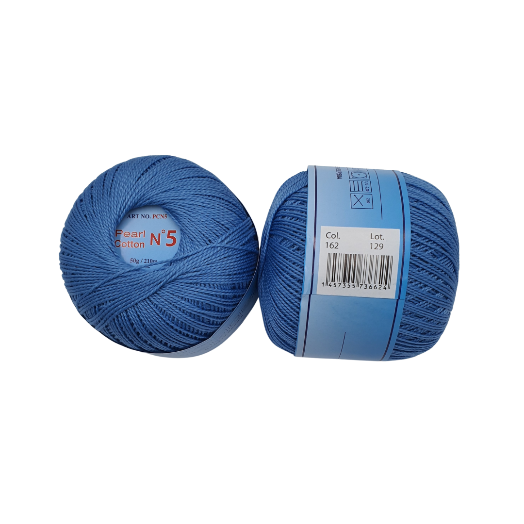 COT.KNIT YARN:50GRx4 (200GRM) (PEARL COTTON-5)
