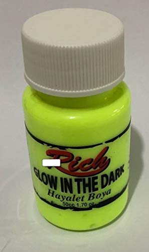 FABRIC PAINT:50CC (GLOW IN DARK-50CC)