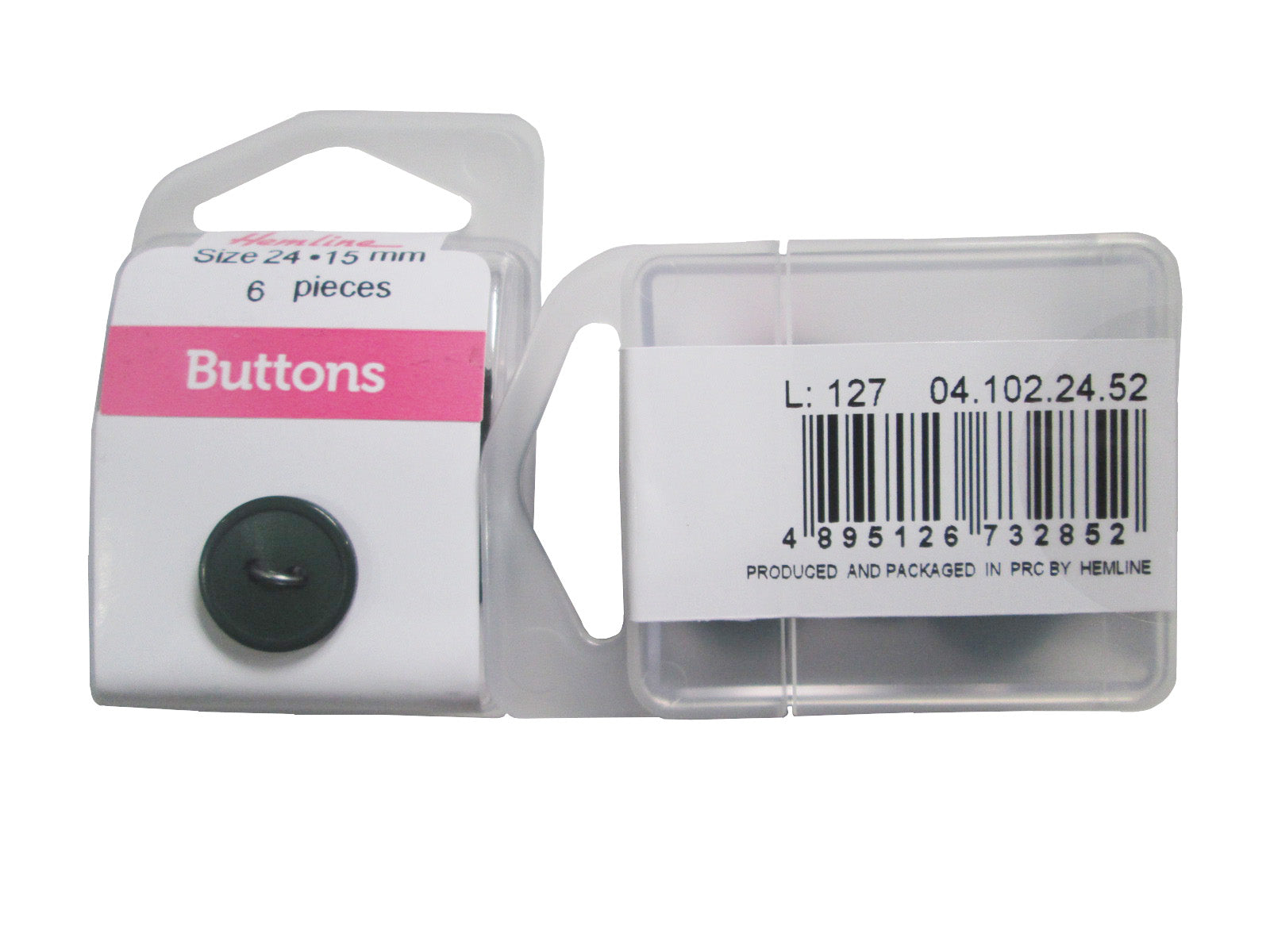 NYL.RD.BUTTON:3CRD*6PC (BOX/04.102.24.52)