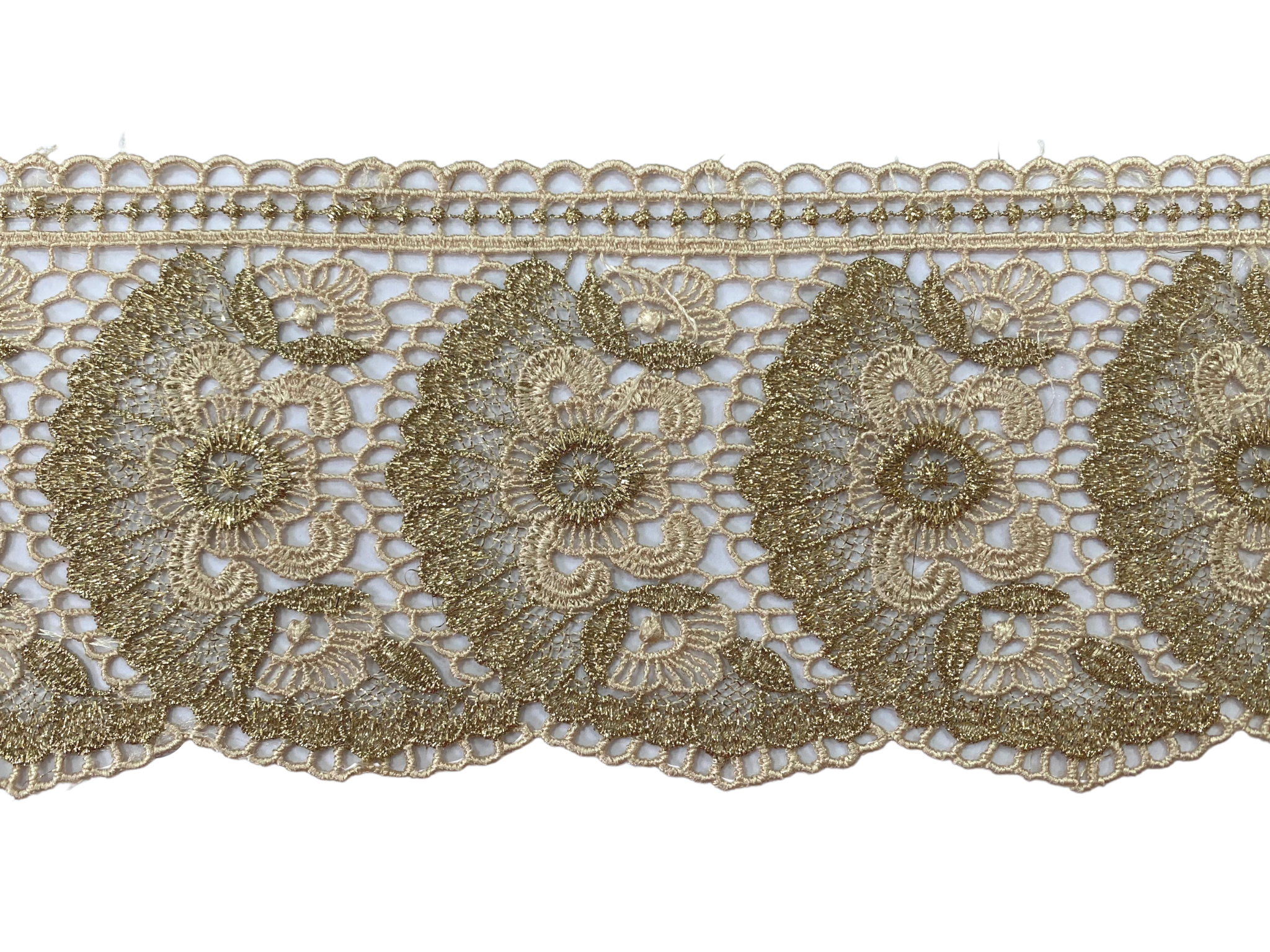 CH.LACE W/JP YARN:6.88CM:13.7M (MS60-1025)