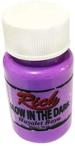 FABRIC PAINT:50CC (GLOW IN DARK-50CC)