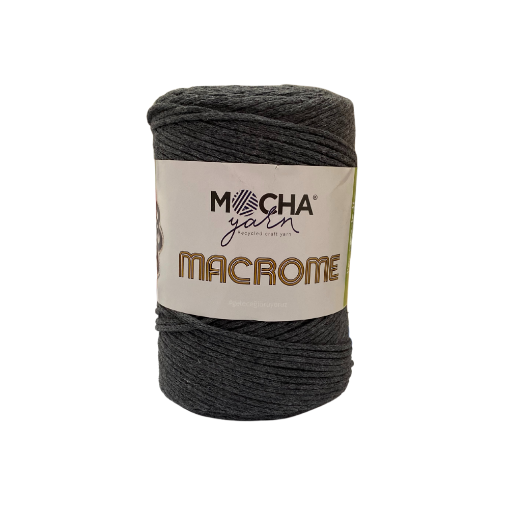 COT/POL YARN:250GR (180MTR) (MOCHA/MACROME)