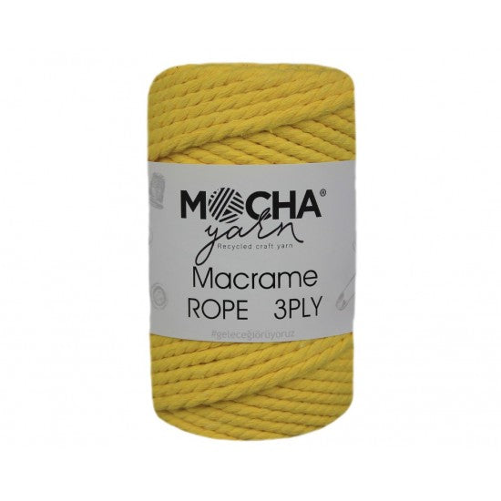 MACRAME ROPE:3PLY:250GRM~40MTR (MOCHA/ROPE)