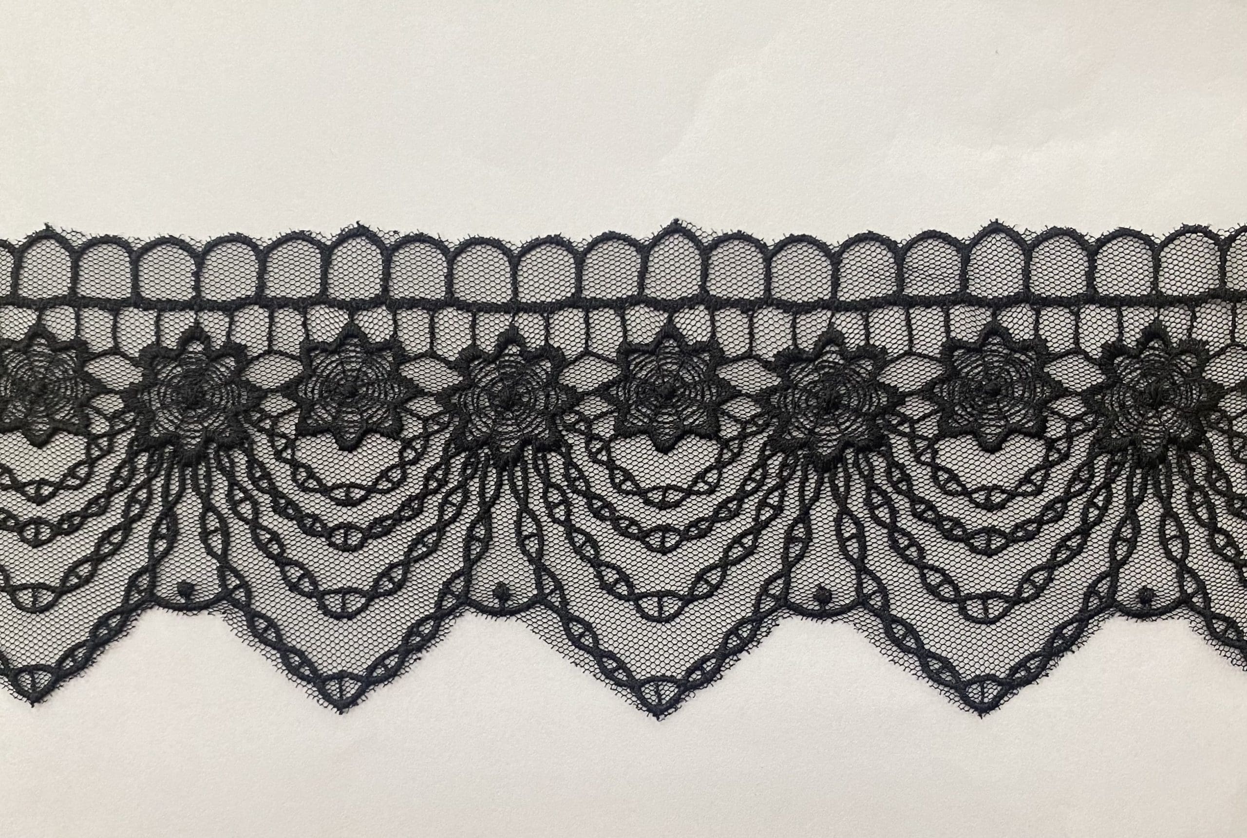 NET CUTTING LACE:3" (D-52-4063)
